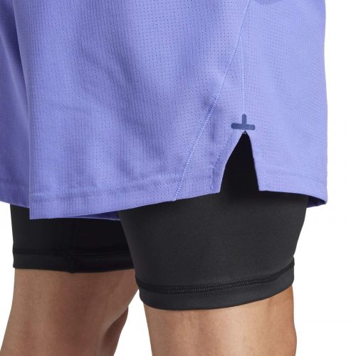 Spodenki treningowe męskie 2w1 adidas Gym JC5247