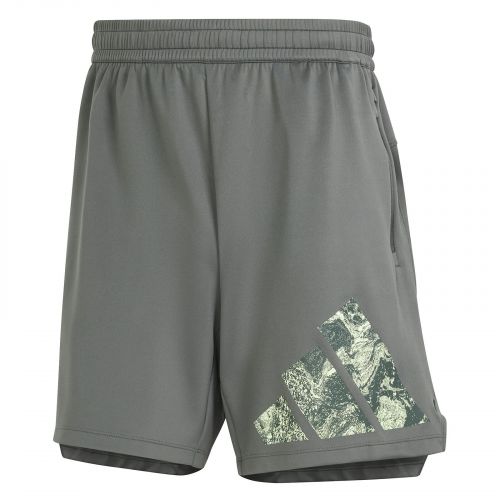 Spodenki treningowe męskie adidas Workout Logo Knit IS3797