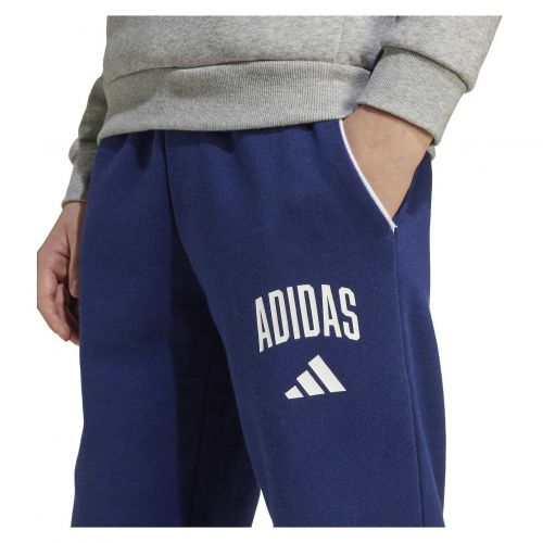 Spodnie dresowe dla dzieci adidas Seasonals Essentials Collegiate Typography JW2387