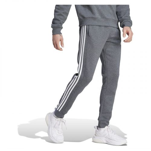 Spodnie dresowe męskie adidas Essentials Fleece 3-Stripes Tapered Cuff IJ8884