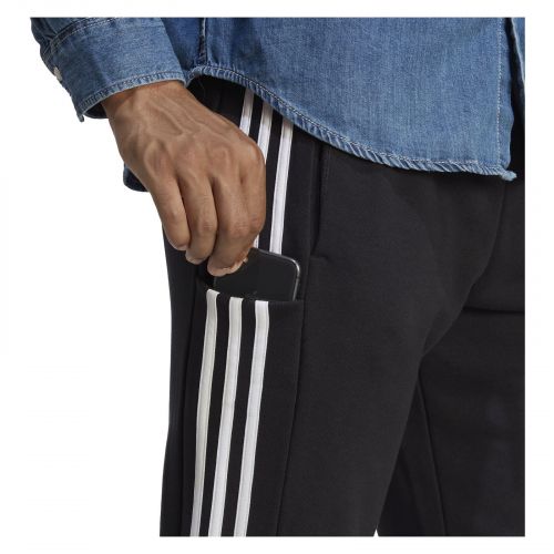 Spodnie dresowe męskie adidas Essentials French Terry Tapered Cuff 3-Stripes Pants HA4337