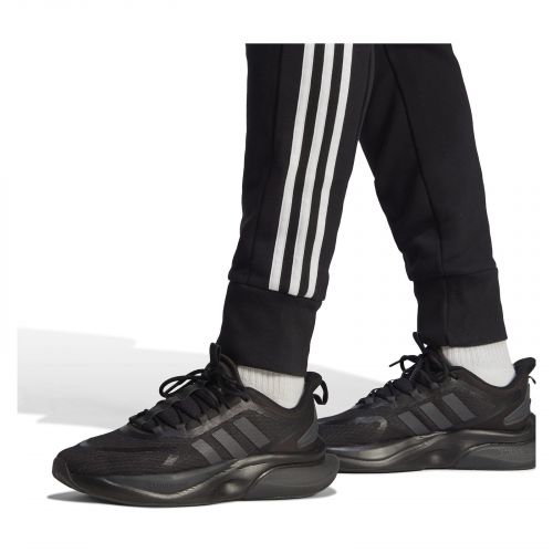 Spodnie dresowe męskie adidas Essentials French Terry Tapered Cuff 3-Stripes Pants HA4337