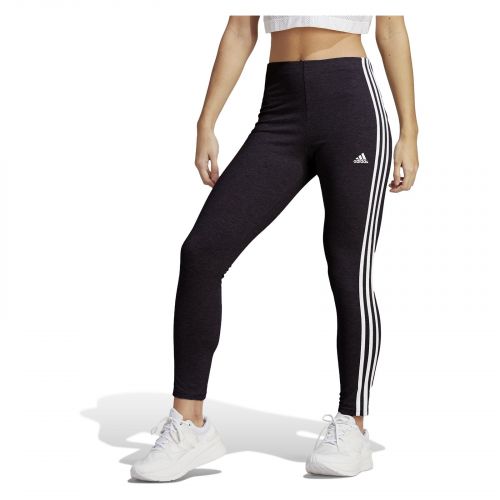 Spodnie legginsy damskie adidas Essentials 3-Stripes High-Waisted Single Jersey Leggings IC7151