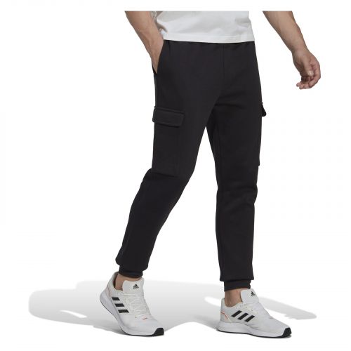 Spodnie dresowe męskie adidas Essentials Fleece Regular Tapered Cargo Pants HL2226 