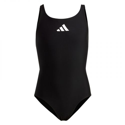 Strój kąpielowy dla dziewcząt adidas Solid Small Logo Swimsuit HR7477