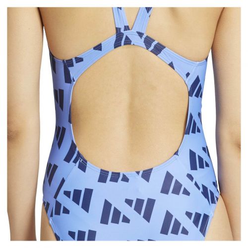 Strój kąpielowy dziewczęcy adidas Logo Graphic V-Back Swimsuit JM3735