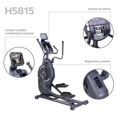 Trenażer eliptyczny magnetyczno-powietrzny HMS Premium SEMI COMMERCIAL H5815